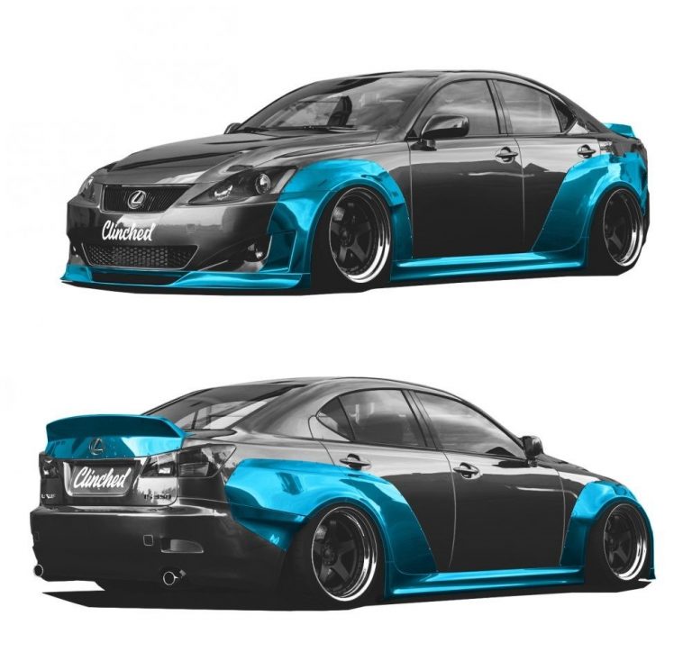 Lexus IS250/350 200810 Widebody Full Kit poodcustom