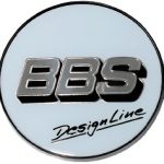 BBS Senterkopp 56mm Sølv/Hvit Designline