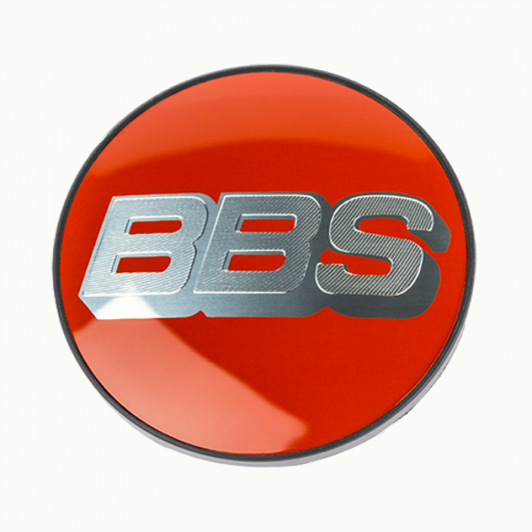 BBS Senterkopp 70mm Rød/Sølv (snap-ring)