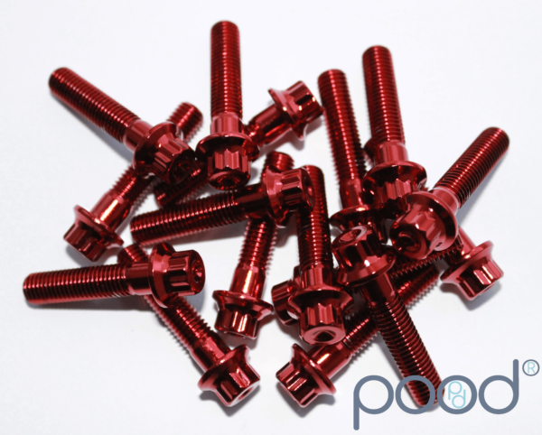 M8x32mm Red