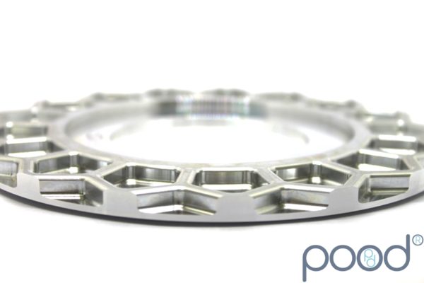 BBS RS Senterlokk / Waffle Aluminium