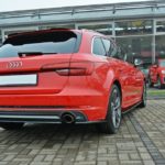 Maxton - Audi A4 B9 2015- (S-line) SPLITTERS BAK Glossy