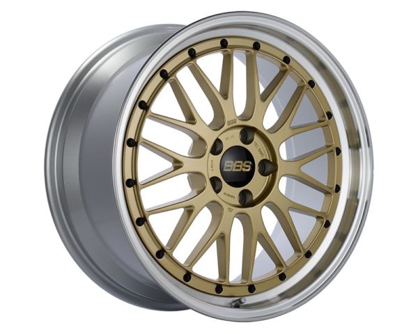 BBS - LM Gold/Diamond-Cut - 8.5"x19" ET 45 - 5x130 - 71.6