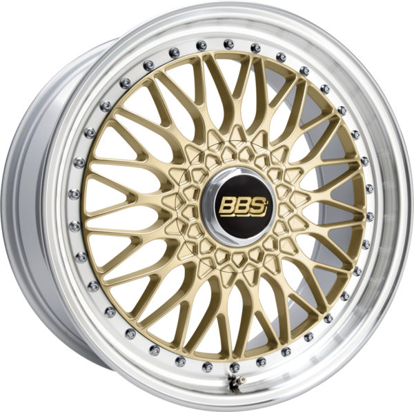 BBS - Super RS Gold/Diamond-Cut - 8.5"x20" ET 45 - 5x112 - 82