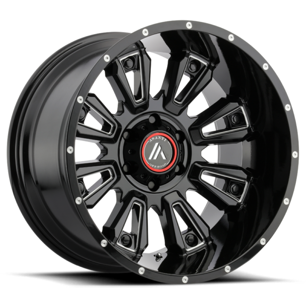 Asanti Off Road - AB808 BLACKHAWK | 20x9 | 6x139.7 | ET -12