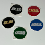 BBS 3D-klistremerker for senterkopper 4stk (Uoriginal logo)