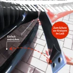 IVALITY - 2 Stk. "Usynlig" Oppgradering gummimatte - Bak fangeren