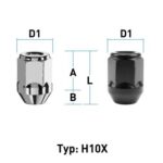 Hjulmutter  - 60° Kon - M14x1,5 - 29 mm
